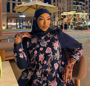 M002 - Saaib Abaya-custom abayas, luxury abayas, elegant abayas, modest fashion, bespoke abayas, handmade abayas, Qatar fashion
