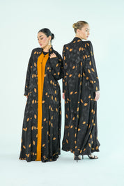 S016 - Saaib Abaya-custom abayas, luxury abayas, elegant abayas, modest fashion, bespoke abayas, handmade abayas, Qatar fashion