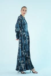 S01 - Saaib Abaya-custom abayas, luxury abayas, elegant abayas, modest fashion, bespoke abayas, handmade abayas, Qatar fashion